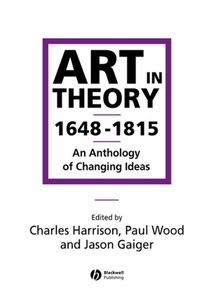 Art in Theory 1648-1815 voorzijde