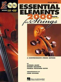 Essential Elements for Strings Book 1 with Eei Cello Sheet Music and Online Audio Hal Leonard [With CD and DVD]