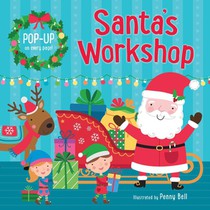Santa's Workshop: Pop-Up Book: Hardcover Board Book with Fun Pop-Up on Each Spread!