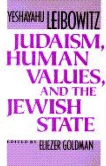 Judaism, Human Values, and the Jewish State