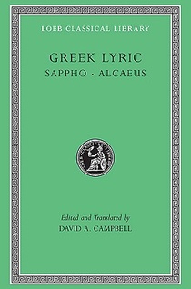 Greek Lyric, Volume I: Sappho and Alcaeus voorzijde