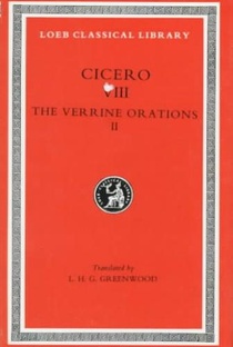 The Verrine Orations, Volume II voorzijde