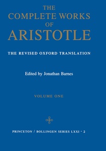 The Complete Works of Aristotle, Volume One voorzijde