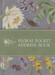 RHS Floral Pocket Address Book voorzijde