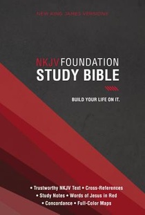 NKJV, Foundation Study Bible, Hardcover, Red Letter voorzijde