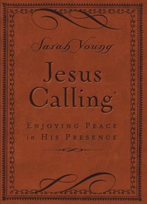 Jesus Calling, Small Brown Leathersoft, with Scripture References voorzijde