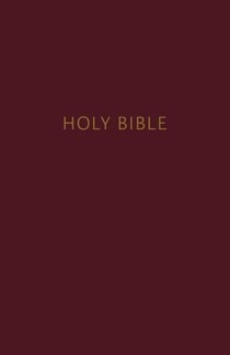 NKJV, Pew Bible, Large Print, Hardcover, Burgundy, Red Letter, Comfort Print