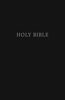KJV, Pew Bible, Large Print, Hardcover, Black, Red Letter, Comfort Print