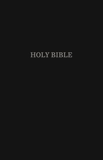 KJV, Pew Bible, Hardcover, Black, Red Letter Edition