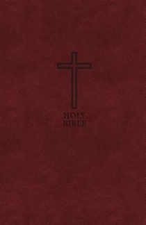 KJV, Thinline Bible, Large Print, Imitation Leather, Red Letter Edition