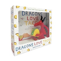 Dragons Love Tacos Book and Toy Set voorzijde