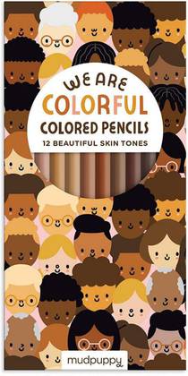 We Are Colorful Skin Tone Colored Pencils