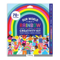 Our World Is a Rainbow Creativity Kit [With Stickers and Multi-Color Pencil]