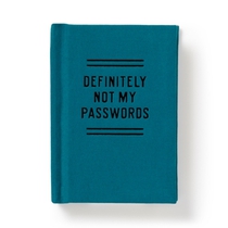 Definitely Not My Passwords - Password Diary