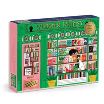 Wisdom & Whimsy Bookshop 1000 Piece Foil Puzzle