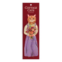 Cottage Cats Paper Bookmark