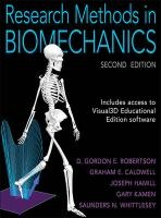 Research Methods in Biomechanics voorzijde