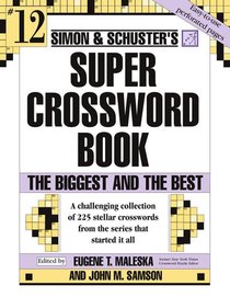 Simon & Schuster Super Crossword Puzzle Book #12 voorzijde