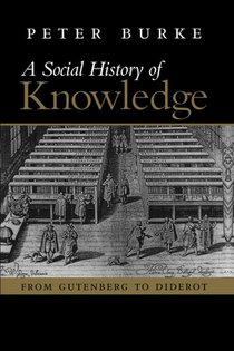 Social History of Knowledge voorzijde