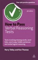 How to Pass Verbal Reasoning Tests voorzijde