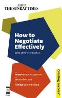How to Negotiate Effectively