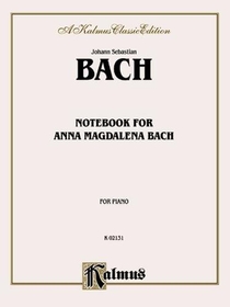 NOTEBK FOR ANNA MAGDALENA BACH voorzijde