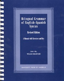 Bilingual Grammar of English-Spanish Syntax voorzijde