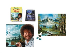 Bob Ross: Happy Little Puzzles voorzijde