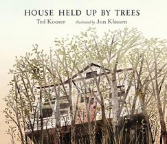 HOUSE HELD UP BY TREES