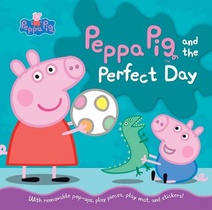 Peppa Pig and the Perfect Day: (Interactive Activity Storybook with 7 Punch-Out Characters, Pop-Up Removeable Car & Boat, Play Mat & Stickers - For To