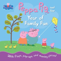 Peppa Pig and the Year of Family Fun: (Interactive Pop-Up Book with Flaps, Tabs, and Moving Pieces about the Four Seasons for Toddlers, Preschoolers,