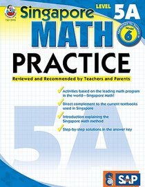 Math Practice, Grade 6: Reviewed and Recommended by Teachers and Parents Volume 15