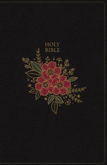 KJV Holy Bible: Super Giant Print with 43,000 Cross References, Deluxe Black Floral Leathersoft, Red Letter, Comfort Print: King James Version