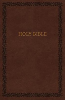 NKJV, Holy Bible, Soft Touch Edition, Leathersoft, Brown, Comfort Print voorzijde