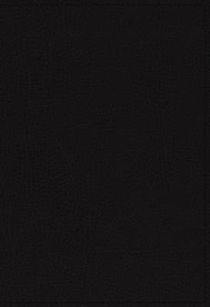 NKJV Study Bible, Premium Bonded Leather, Black, Thumb Indexed, Comfort Print