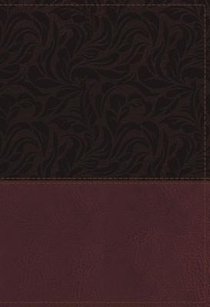 NKJV Study Bible, Leathersoft, Red, Full-Color, Thumb Indexed, Comfort Print voorzijde