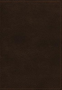 NKJV Study Bible, Premium Calfskin Leather, Brown, Full-Color, Thumb Indexed, Comfort Print