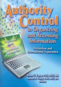 Authority Control in Organizing and Accessing Information voorzijde