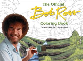 The Offical Bob Ross Coloring Book voorzijde