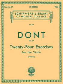 Dont, J: 24 Exercises, Op 37
