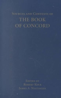 Sources and Contexts of the Book of Concord