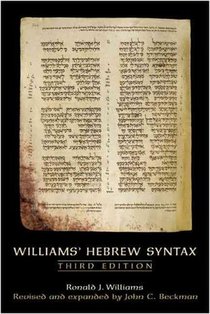 Williams' Hebrew Syntax, Third Edition