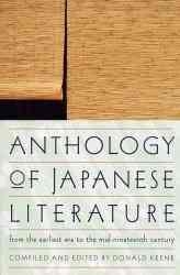 Anthology of Japanese Literature: From the Earliest Era to the Mid-Nineteenth Century voorzijde