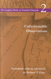 Unfashionable Observations voorzijde