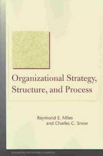 Organizational Strategy, Structure, and Process voorzijde