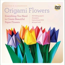 Lafosse and Alexander's Origami Flowers Kit voorzijde