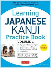 Learning Japanese Kanji Practice Book Volume 1 voorzijde