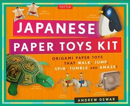 Japanese Paper Toys Kit: Origami Paper Toys That Walk, Jump, Spin, Tumble and Amaze!