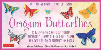 Origami Butterflies Kit: The Lafosse Butterfly Design System - Kit Includes 2 Origami Books, 12 Projects, 98 Origami Papers: Great for Both Kids and A