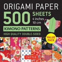 Origami Paper 500 sheets Kimono Patterns 4